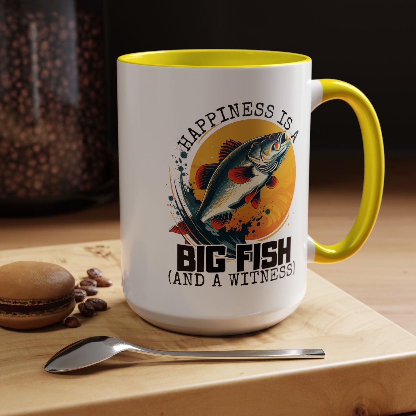 Adventure Mug - Happiness Is A Big Fish
