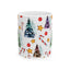 Christmas Mug - Trees Candy Stars Ornaments Pattern