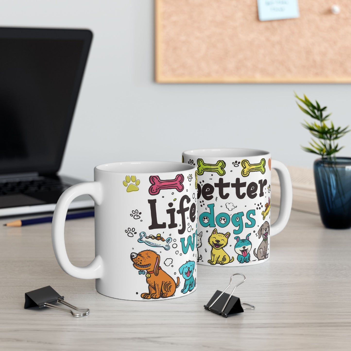 Animal Mug - Life Is Better With Dogs 2
