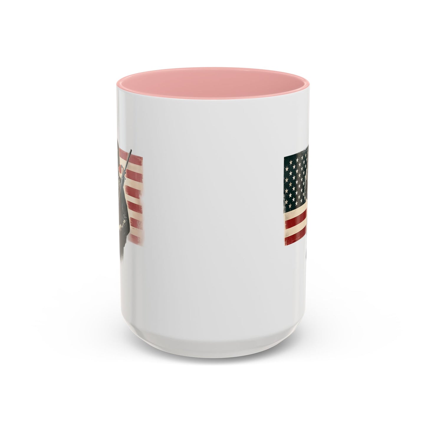 4th of July Mug - Soldier American Flag