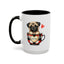 Anniversary Mug - Love You Dog Coffee Cup