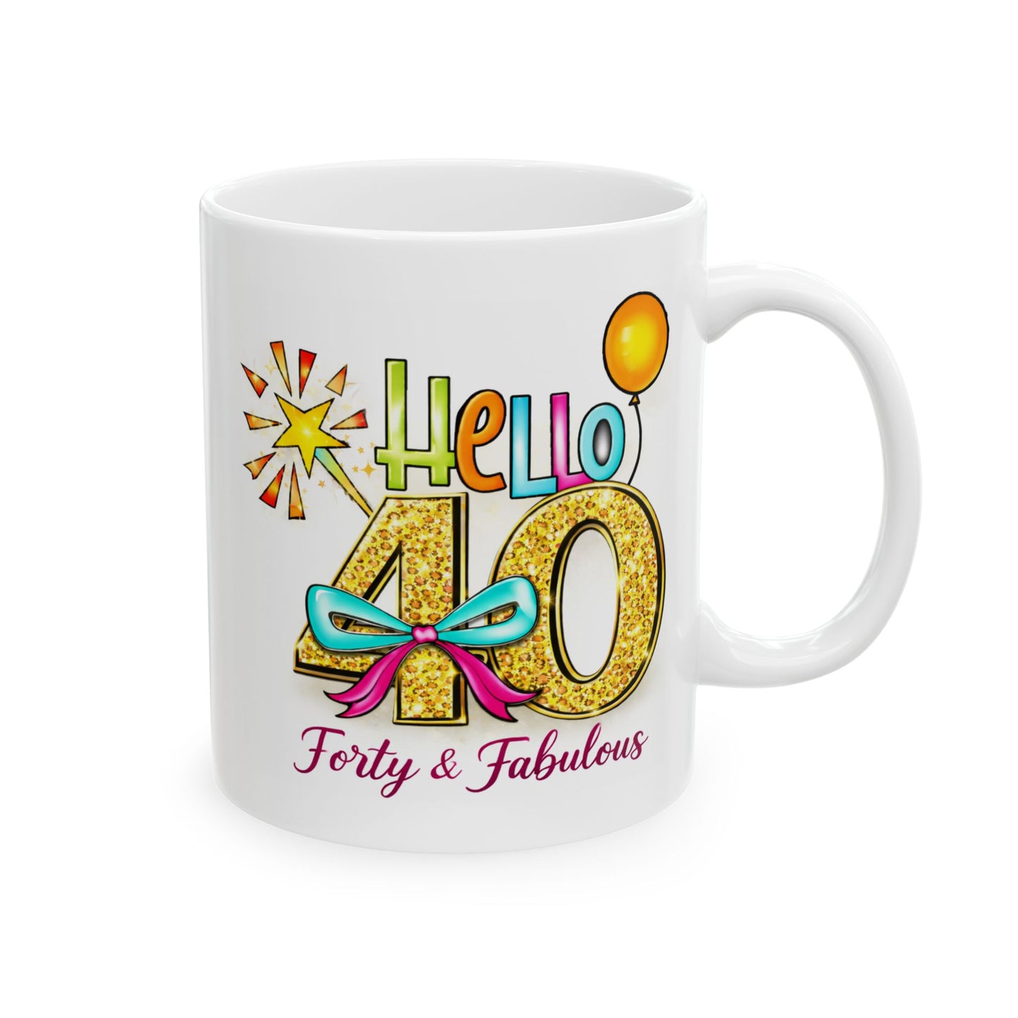 Birthday Mug - Hello 40