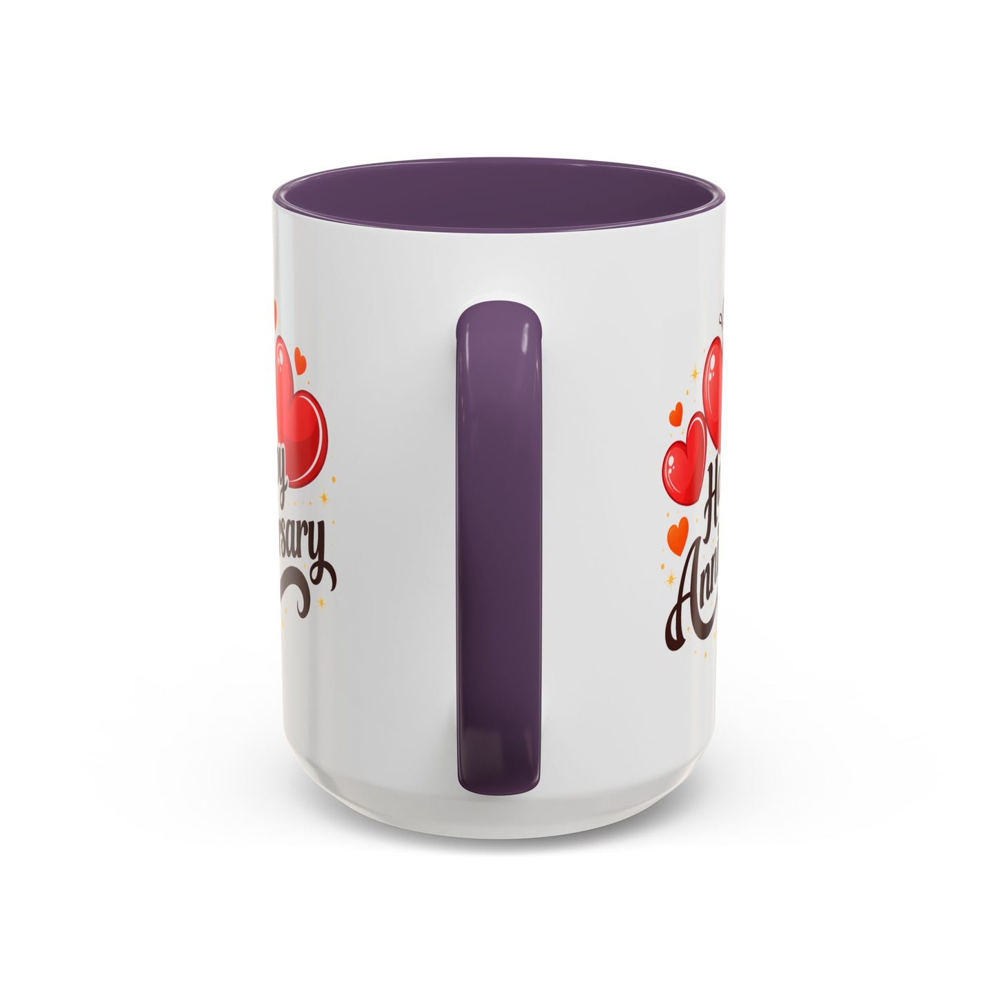 Anniversary Mug - Happy Anniversary Hearts