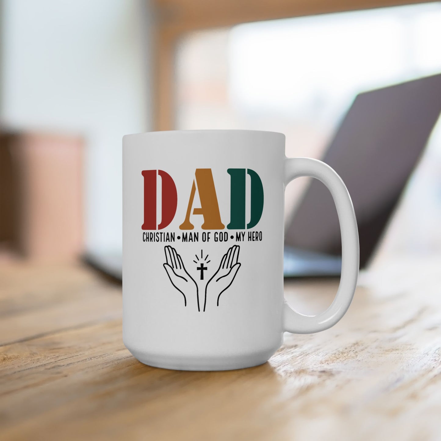 Father's Day Mug - Dad Man Of God