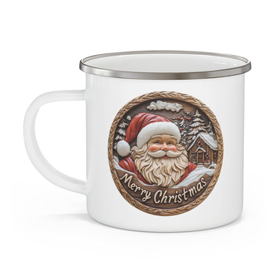 Christmas Mug - Merry Christmas Santa Plaque