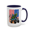 4th of July Mug - T Rex Riding Monster Truck