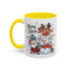 Christmas Mug - Merry Xmas Santa Snowman Reindeer