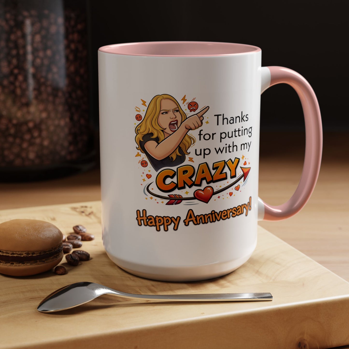 Anniversary Mug - Thanks For Putting Up