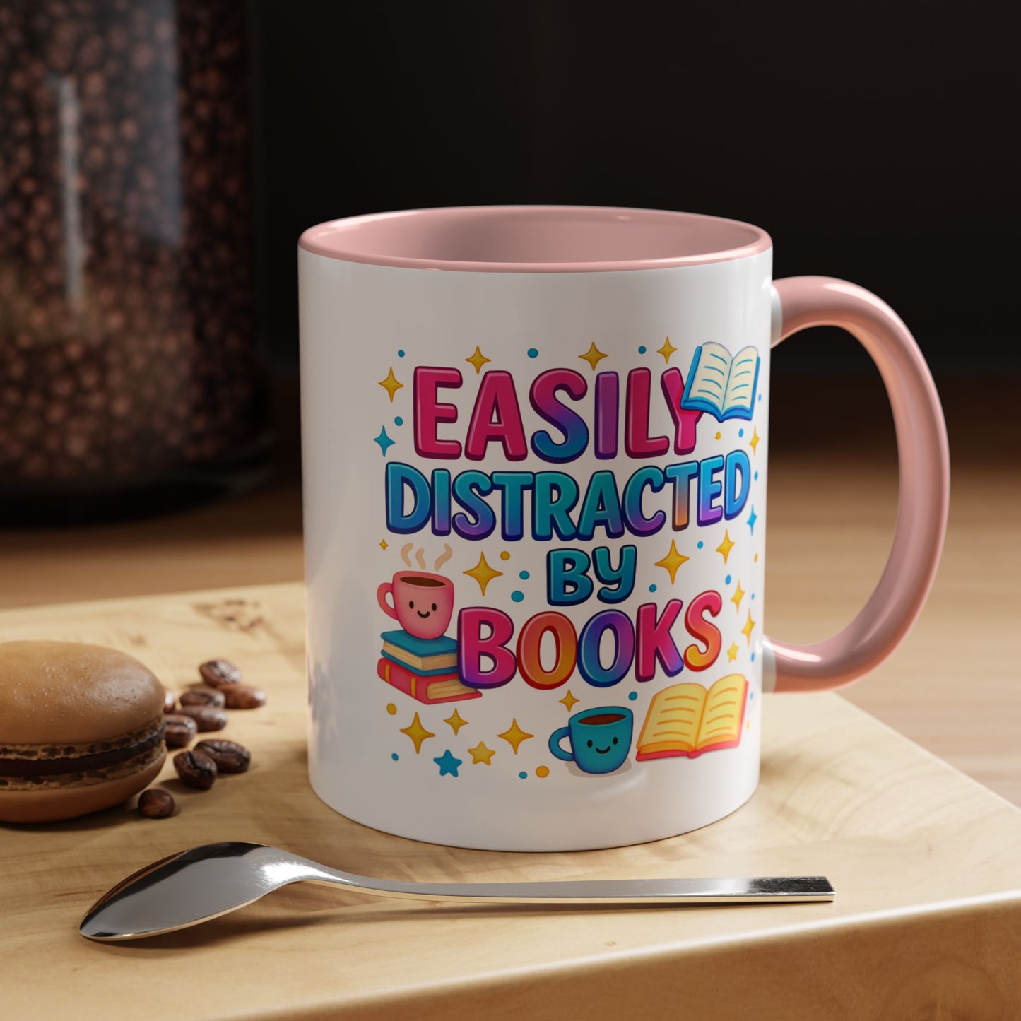 Humor Mug - Easily Distracted By Books