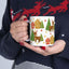 Chistmas Mug -  Reindeer Trees and House Wrap