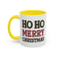 Christmas Mug - Ho Ho Ho Merry Christmas Red & Green Text 4