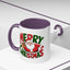 Christmas Mug - Green & Red Text Santa Presents
