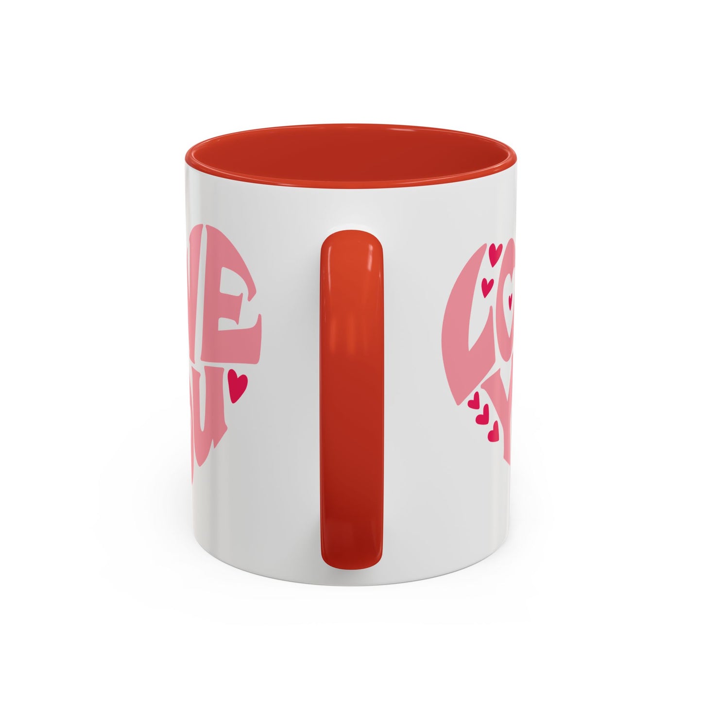 Valentine's Day Mug - Love You Heart Lettering
