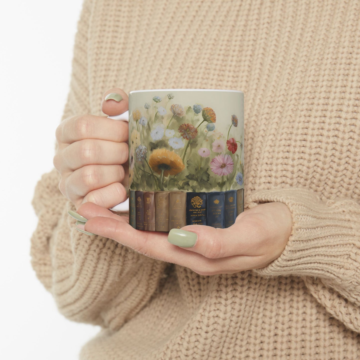 Artistic Mug - Felted Cat 2