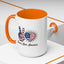 4th of July Mug - Peace Love America