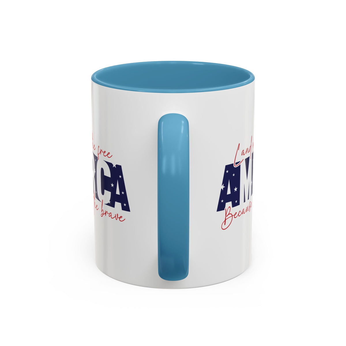 4th of July Mug - American Land of the Free Stars