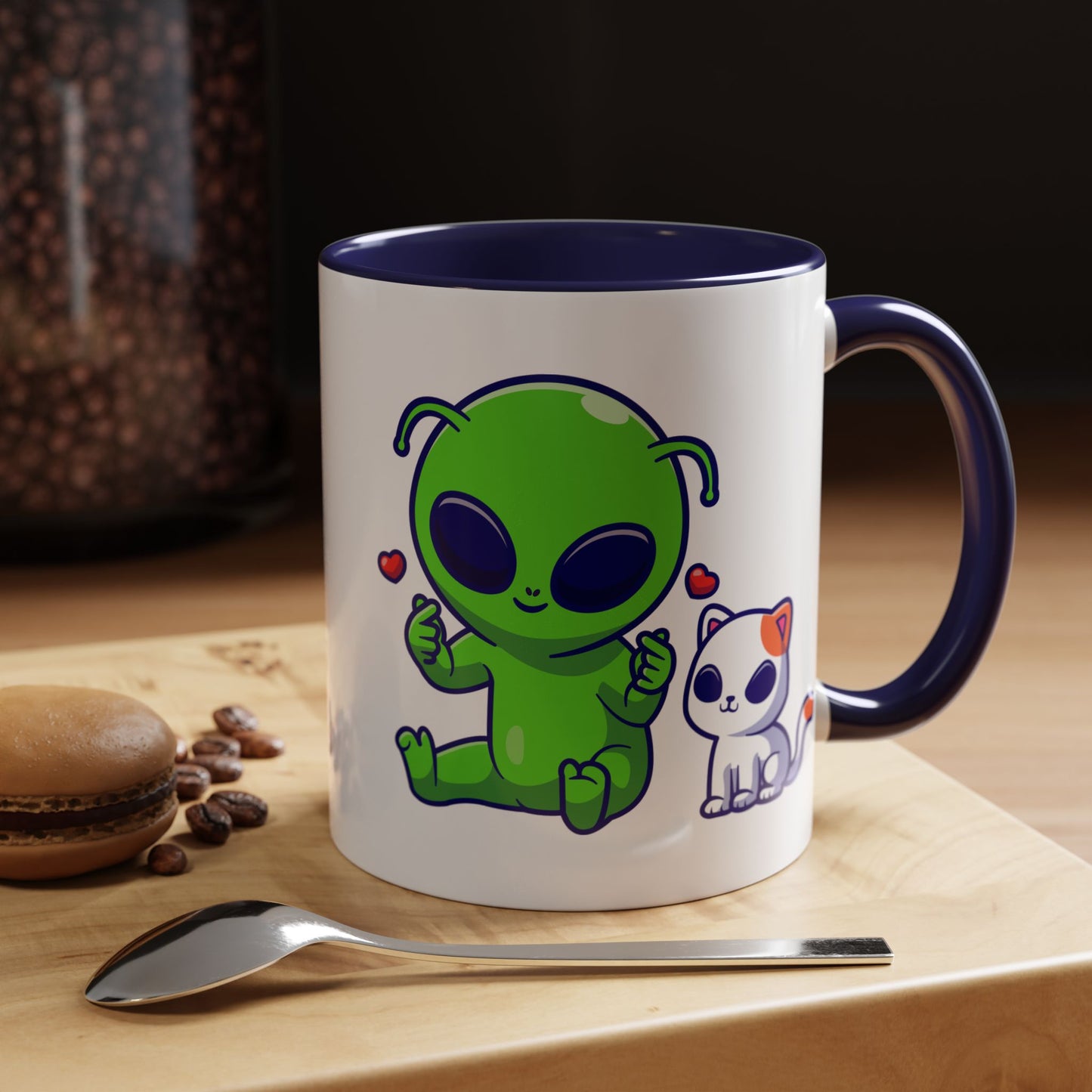 Alien Mug - Cute Alien Cat