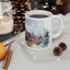 Christmas Mug - Snowy Landscape Train Wrap 4