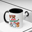 Christmas - Merry Christmas Red & Green Text Reindeer Penguin Bear Fox