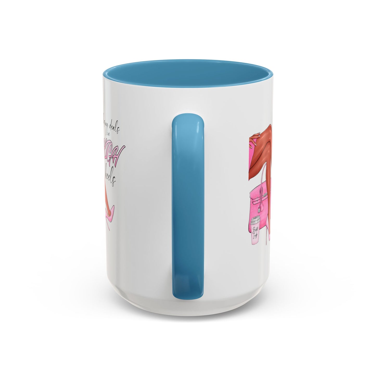 Humor Mug - Closing Deals in High Heels