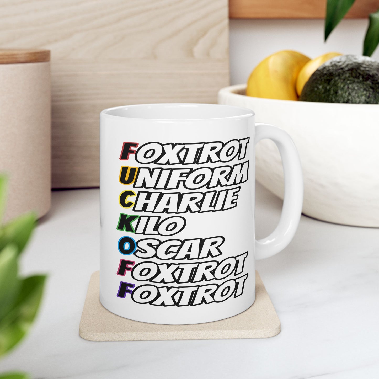 Adult Mug - Phonetic Fuck Off