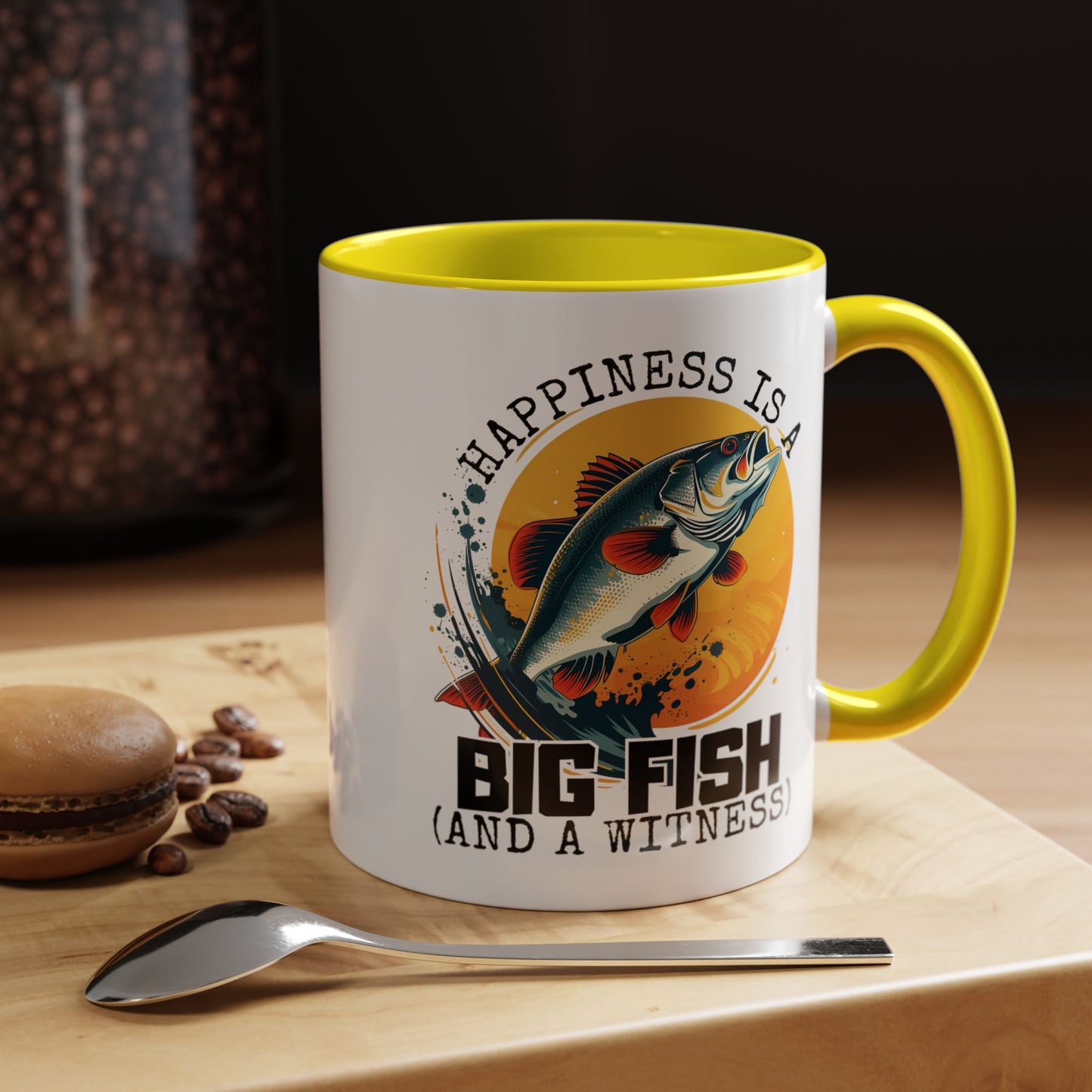 Adventure Mug - Happiness Is A Big Fish