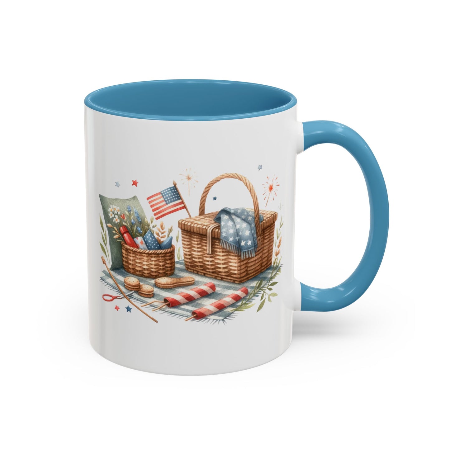 4th of July - Picnic Basket Flag