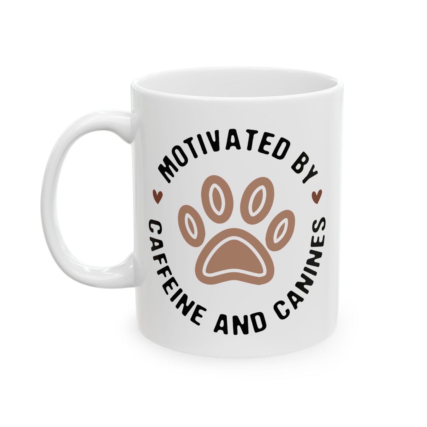 Animal Mug - Motivated By Caffeine and Canines