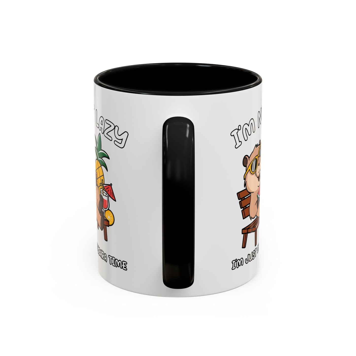 Humor Mug - I'm Not Lazy Capybara