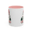 Christmas Mug - Merry Christmas Green & Red Text Red Hat