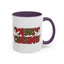 Christmas Mug - Merry Christmas Red & Green Text Hats Candy Canes