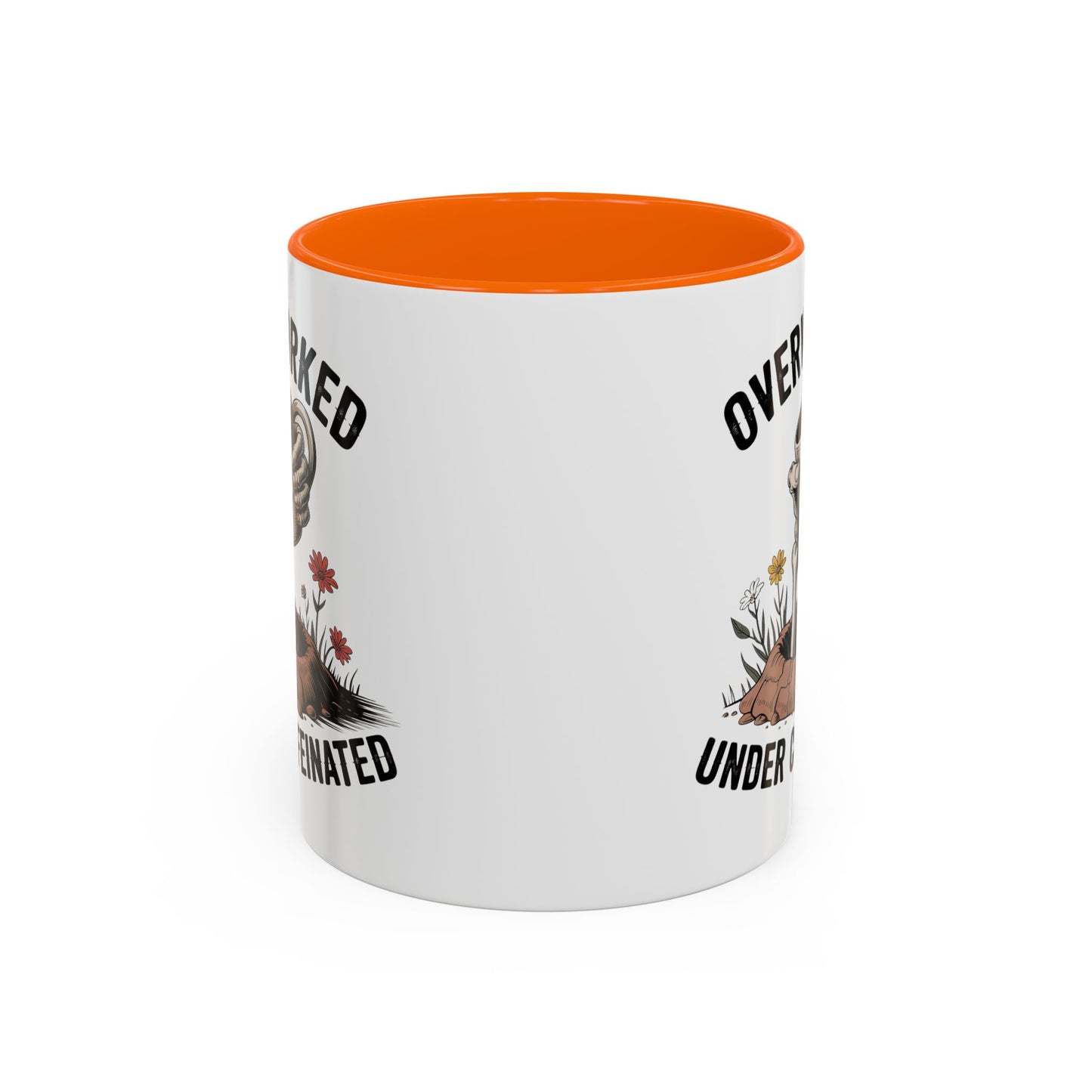 Humor Mug - Overworked and Under Caffeinated