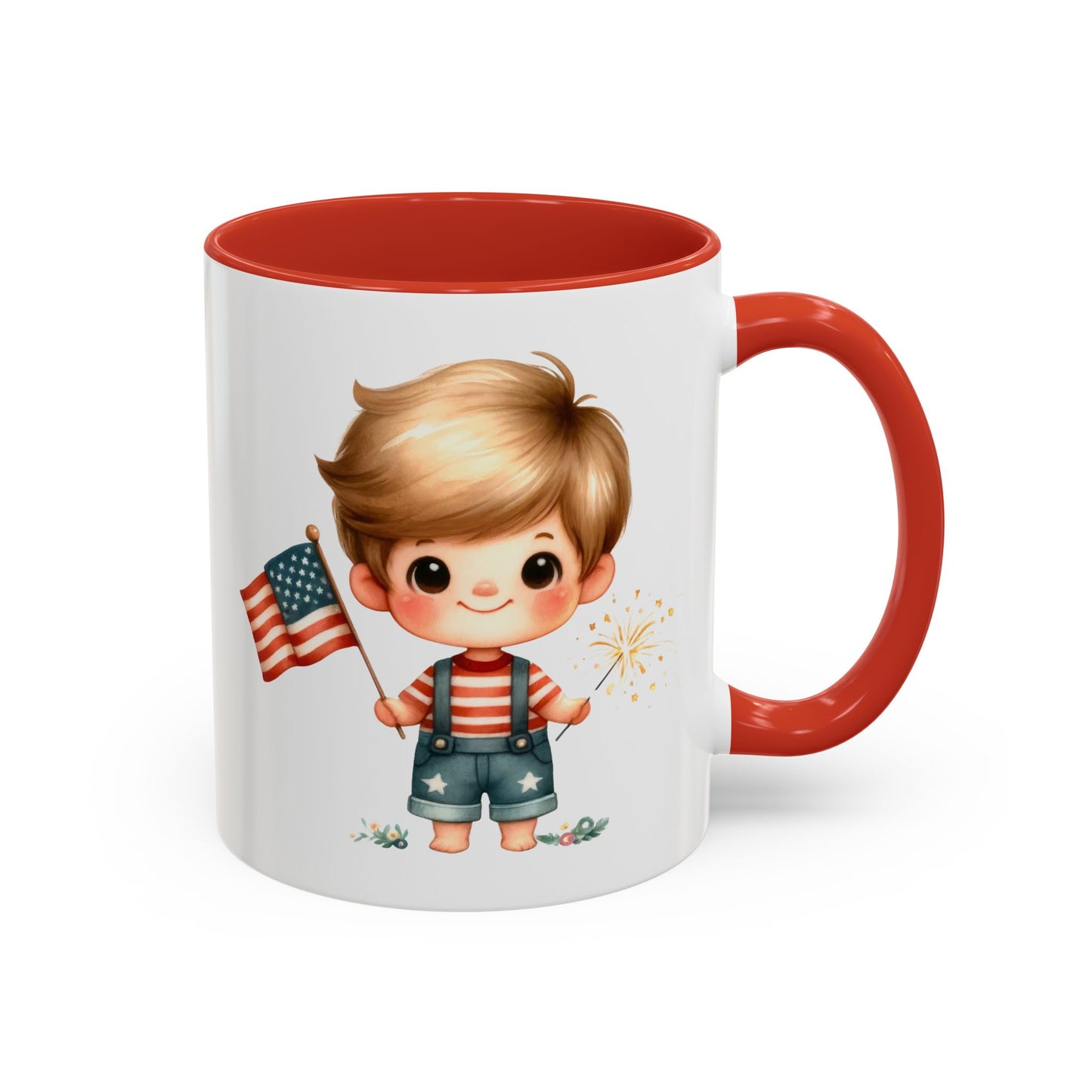 4th of July - American Boy Flag 2