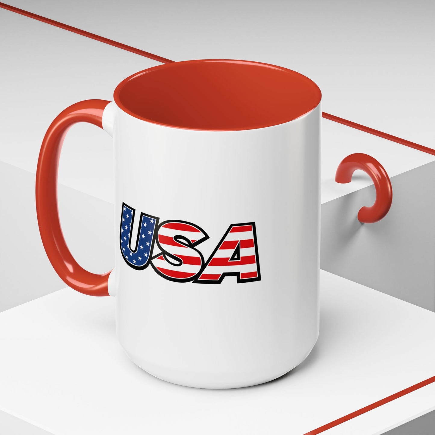 4th of July Mug - USA Flag