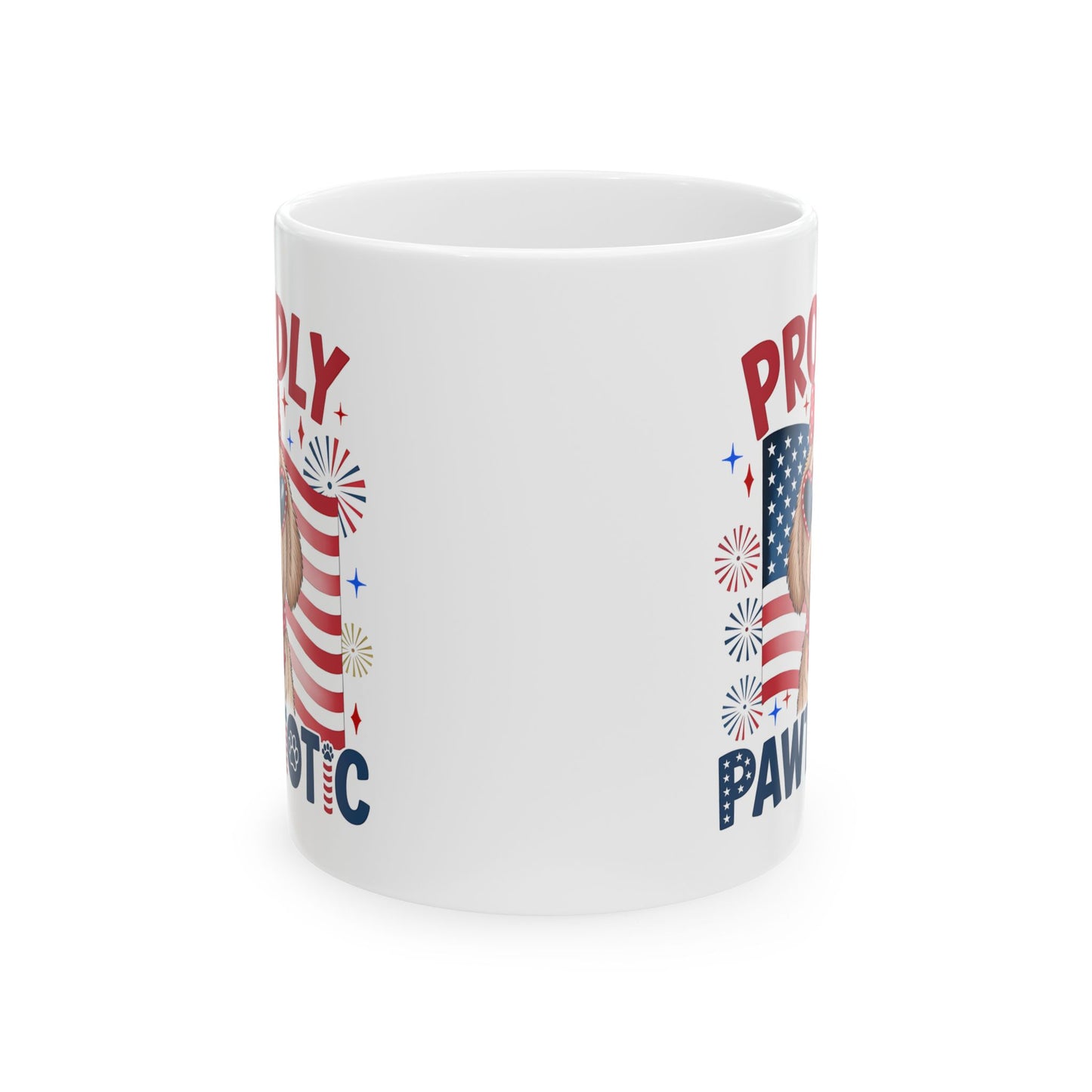 4th of July Mug - Proudly Pawtriotic