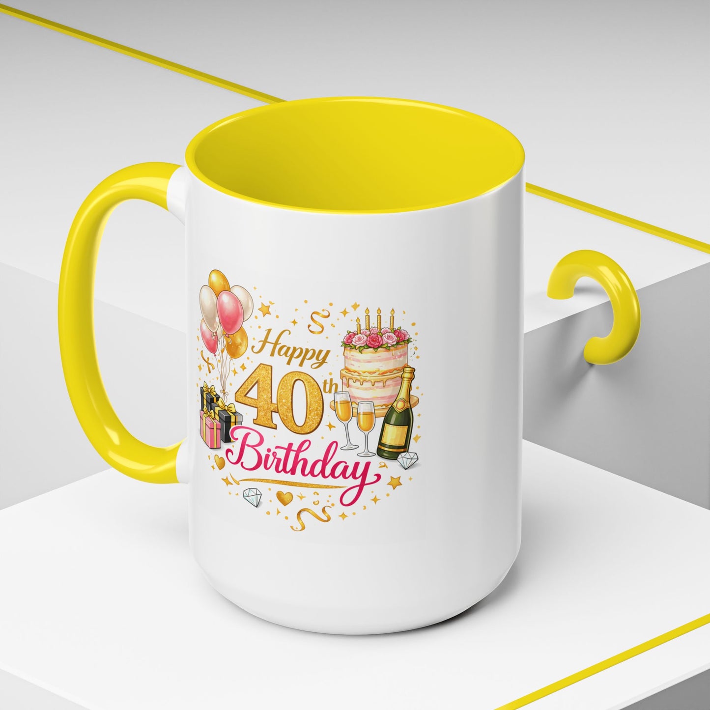 Birthday Mug - Happy 40th