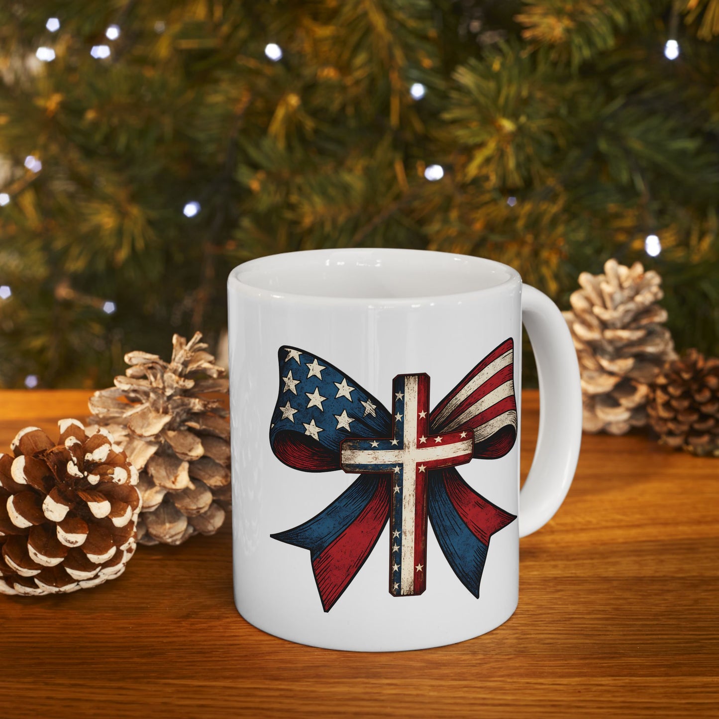 4th of July Mug - America Cross Bow