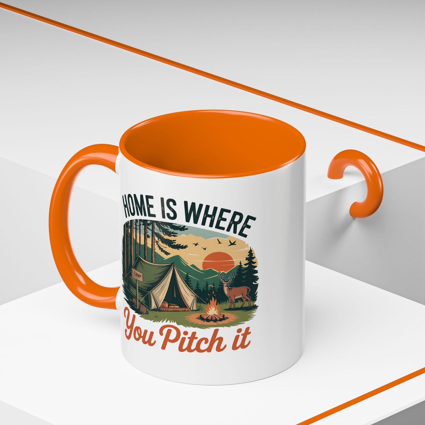 Adventure Mug - Home Is Where You Pitch It
