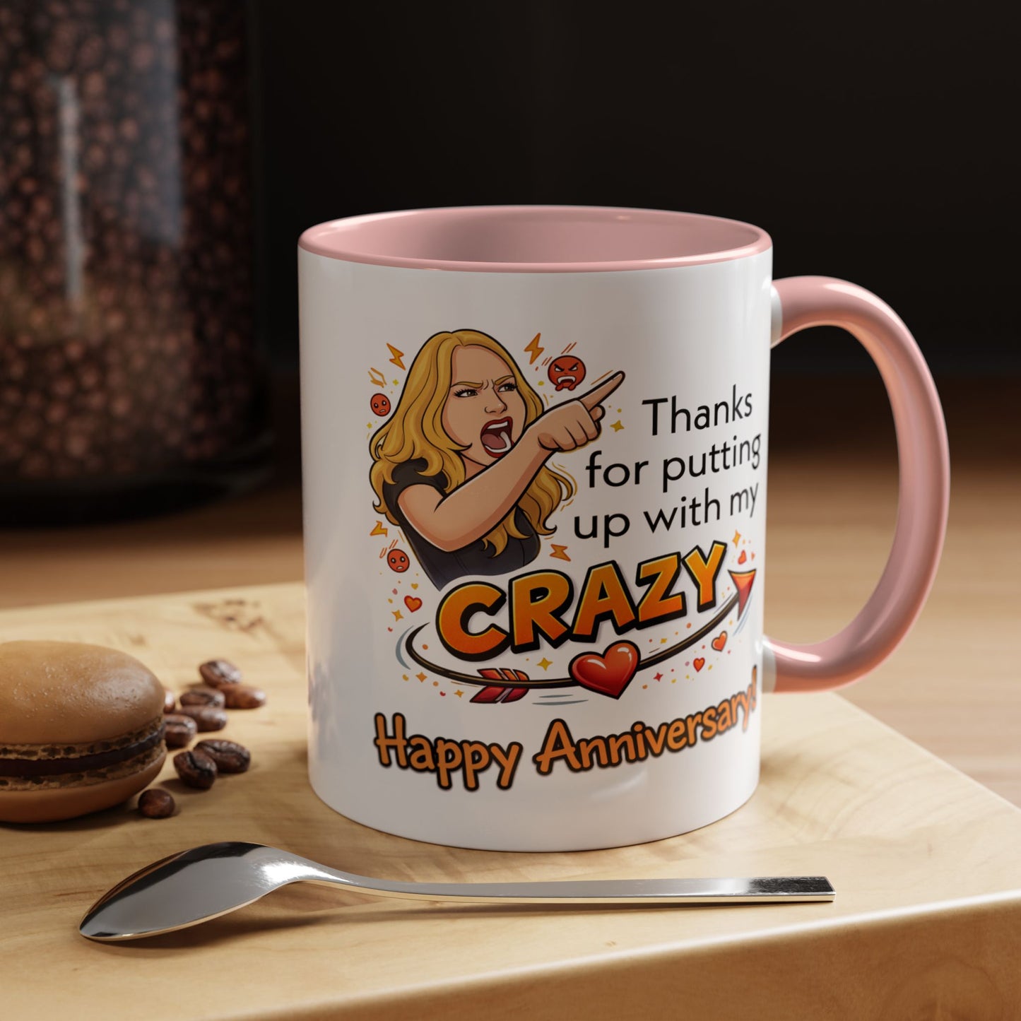 Anniversary Mug - Thanks For Putting Up