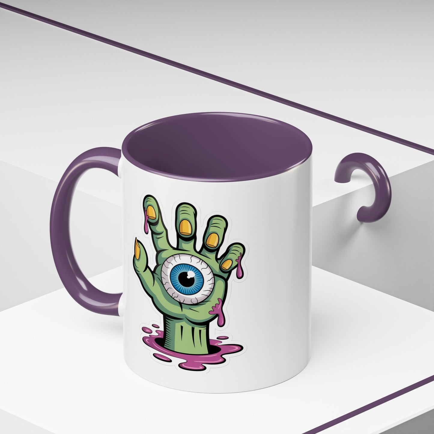Halloween Mug - Eye Ball Hand