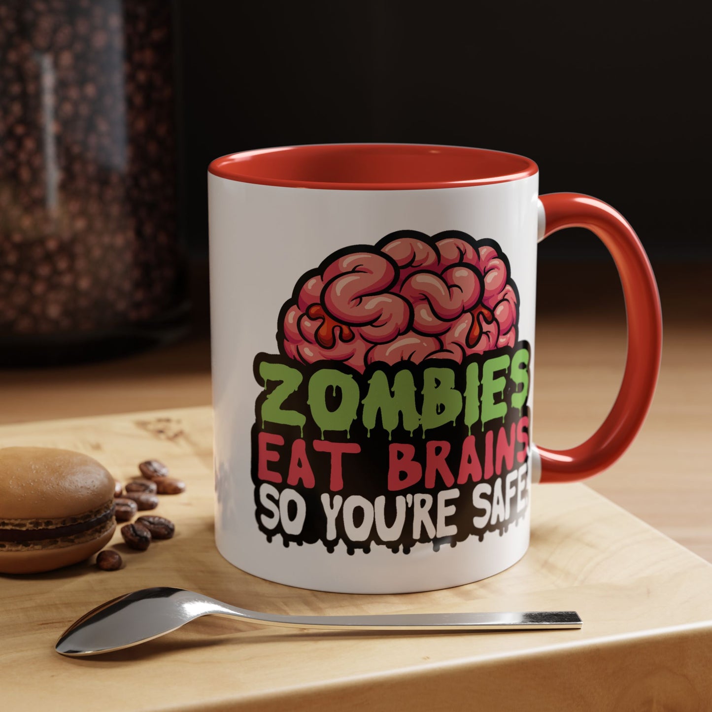 Humor Mug - Zombies Eat Brains