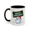 Christmas Mug - Merry Christmas White Text Seal Pup