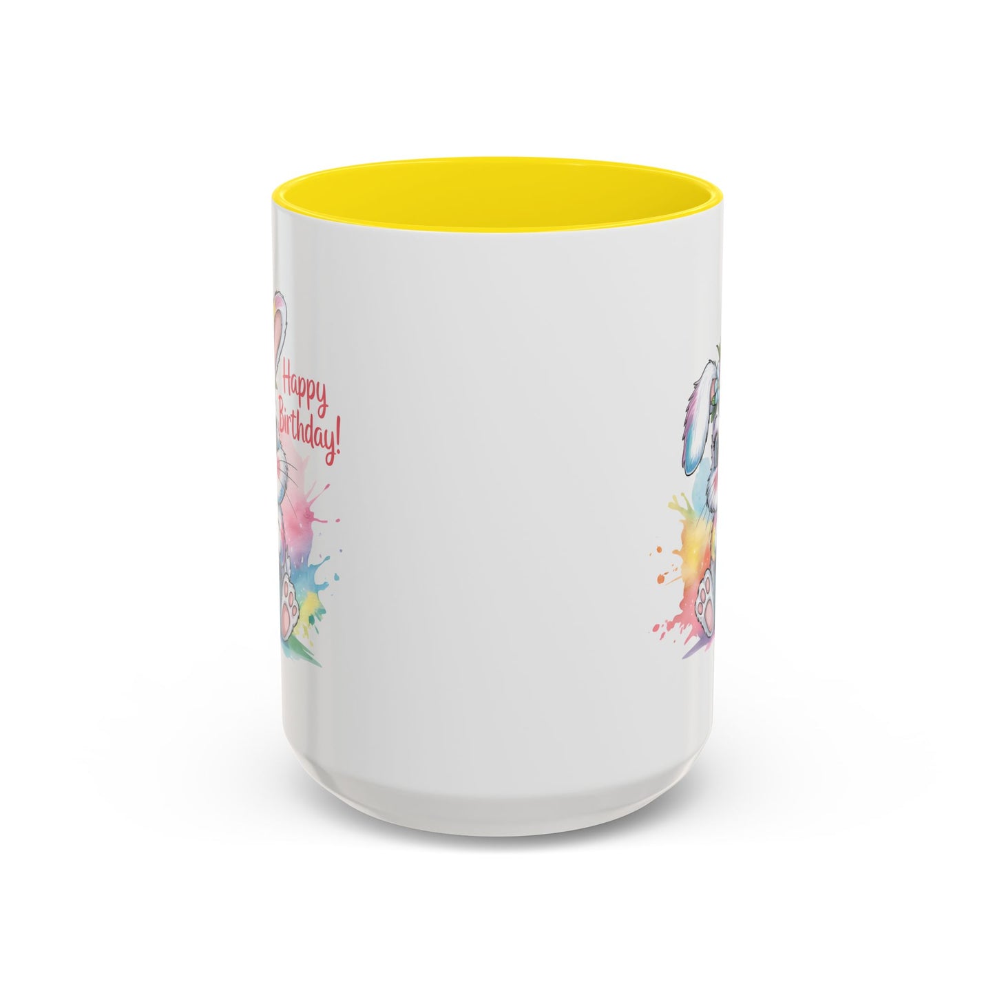 Birthday Mug - Happy Birthday Cute Bunny