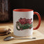 Christmas Mug - Merry Christmas Red & Green Text Mistletoe