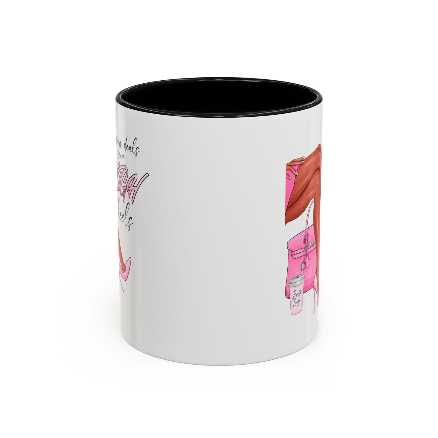 Humor Mug - Closing Deals in High Heels