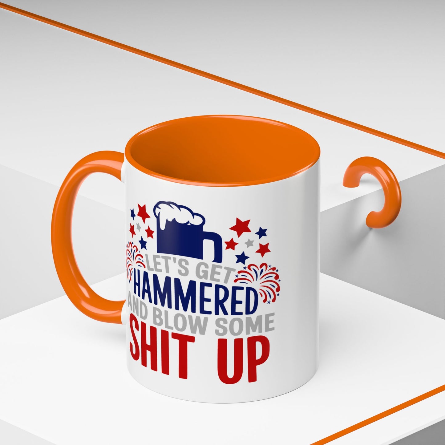 4th of July Mug - Let's Get Hammered
