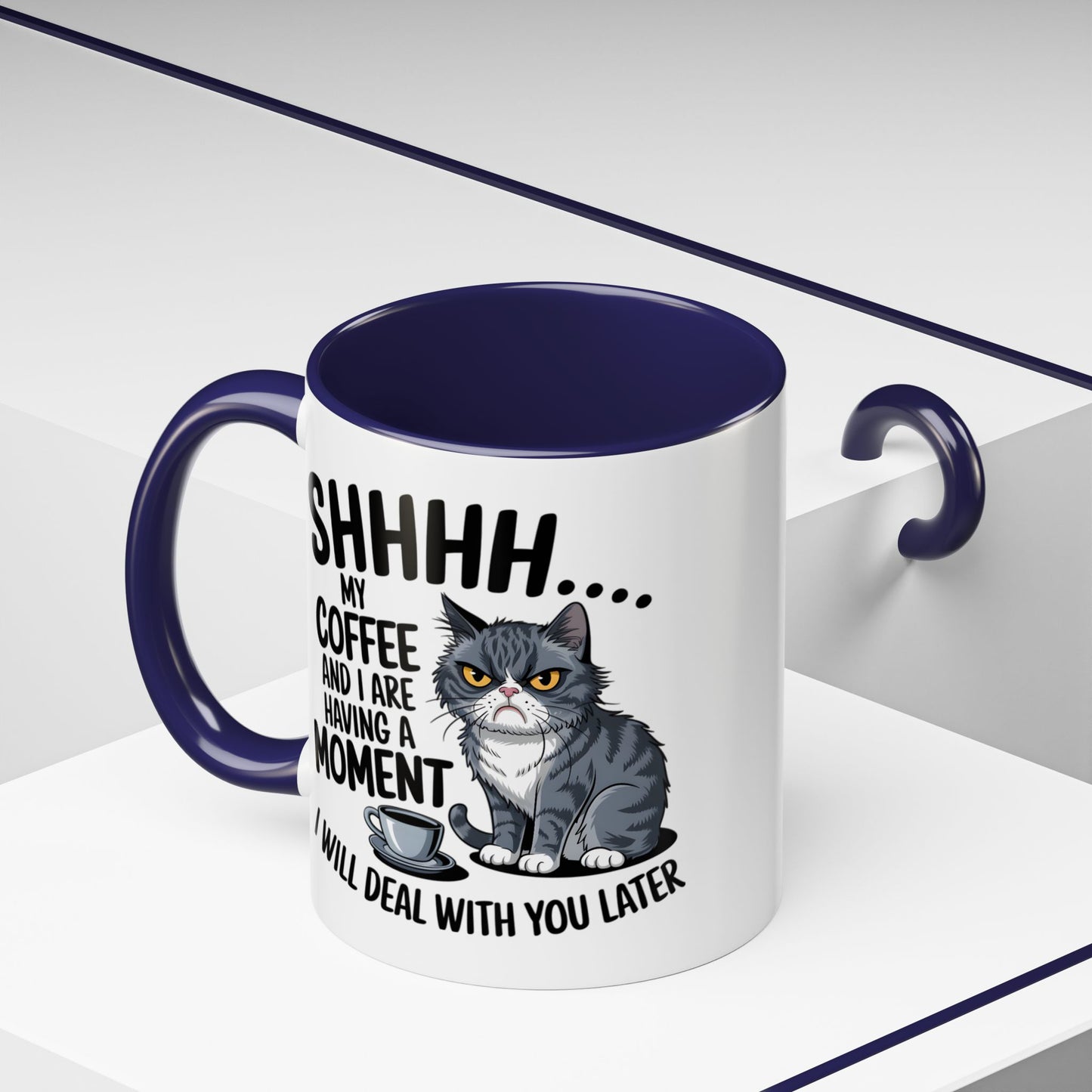 Animal Mug - Shhhh My Coffee and I