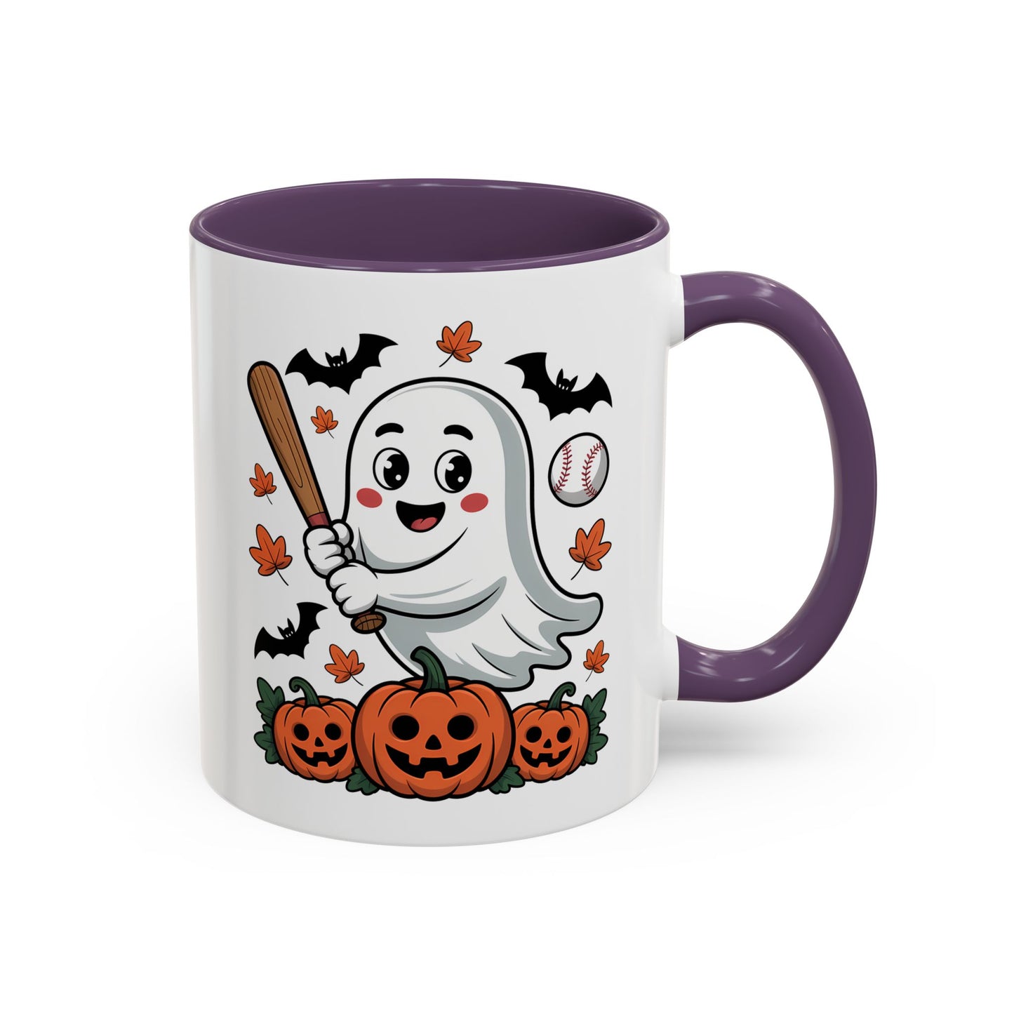 Halloween Mug - Ghost With Baseball Bat