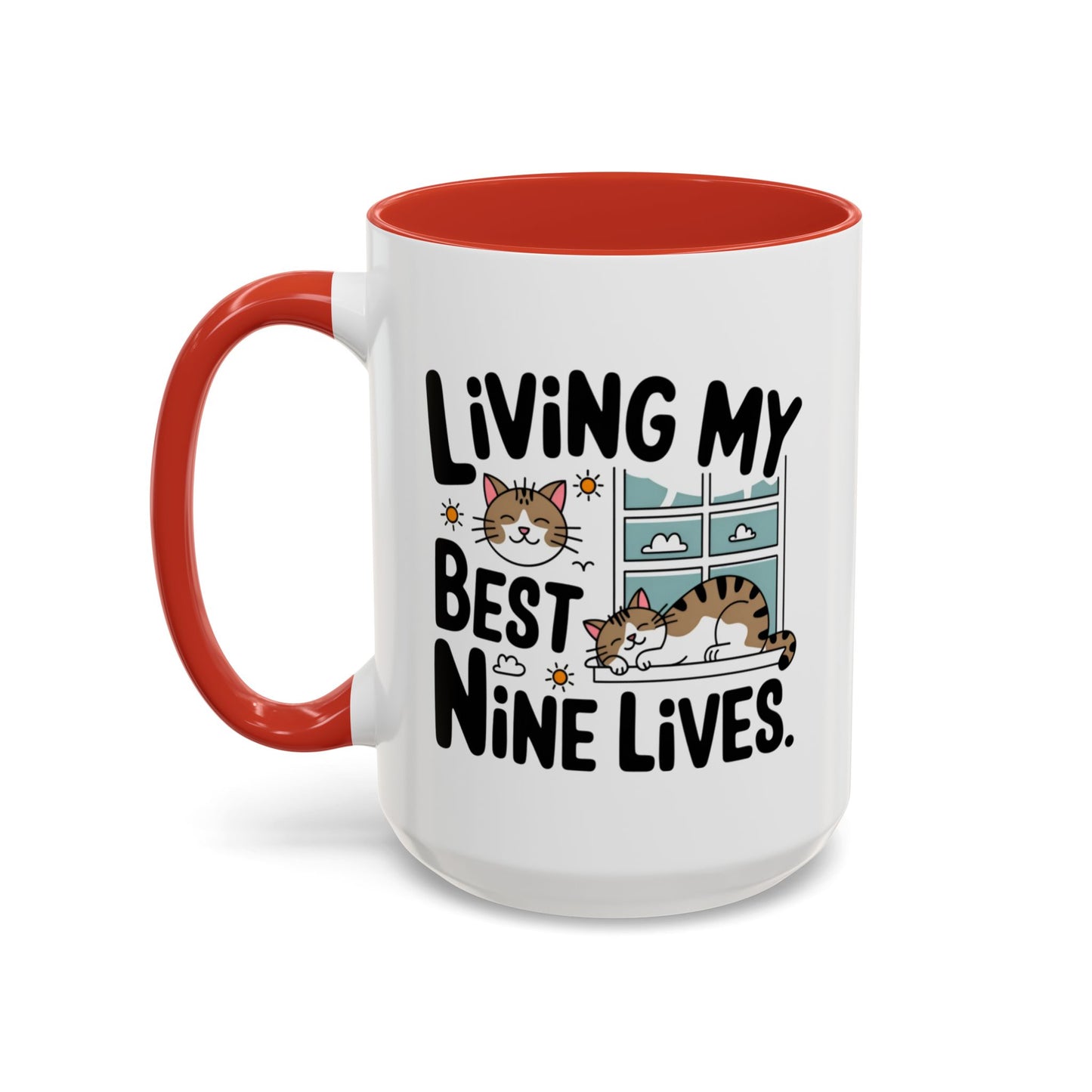 Animal Mug - Living My Best Nine Lives