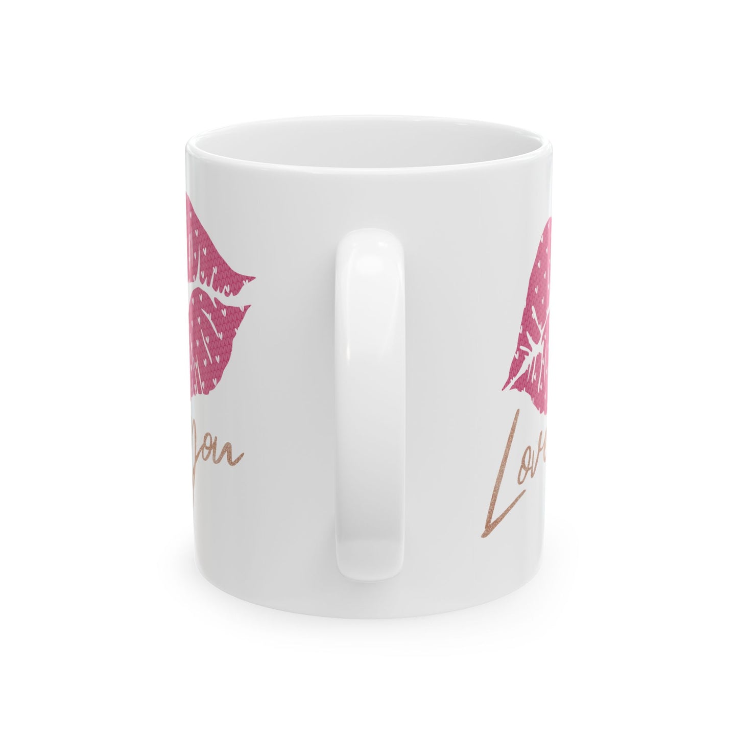 Anniversary Mug - Love You Lips Kiss
